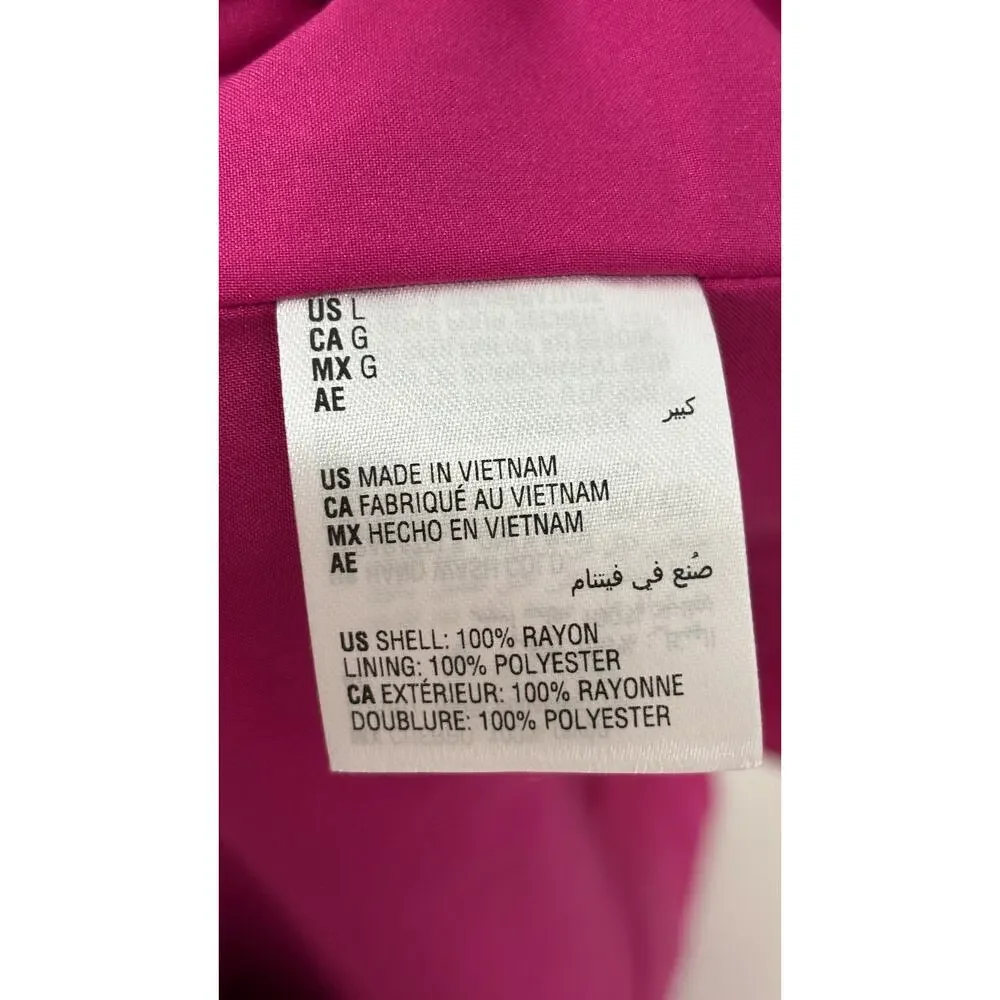 Bar III Womens Cut Out Strappy Mini Dress Pink Size Large New Sleeveless